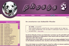 Privé website Dalmatiër Phoebe