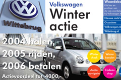 Website Volkswagen Winteractie